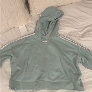 cropped adidas sweatshirt
